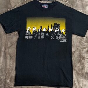Friends TV Show Black Graphic Tee NBC‎ Experience Store Small